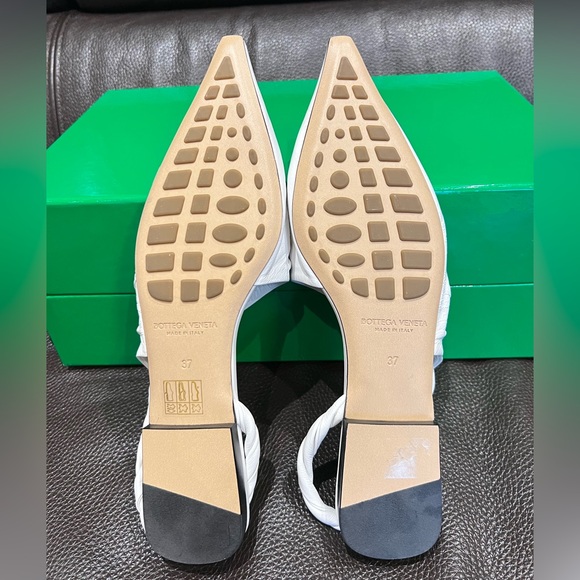 BOTTEGA VENETA WHITE MULES - Picture 3 of 5